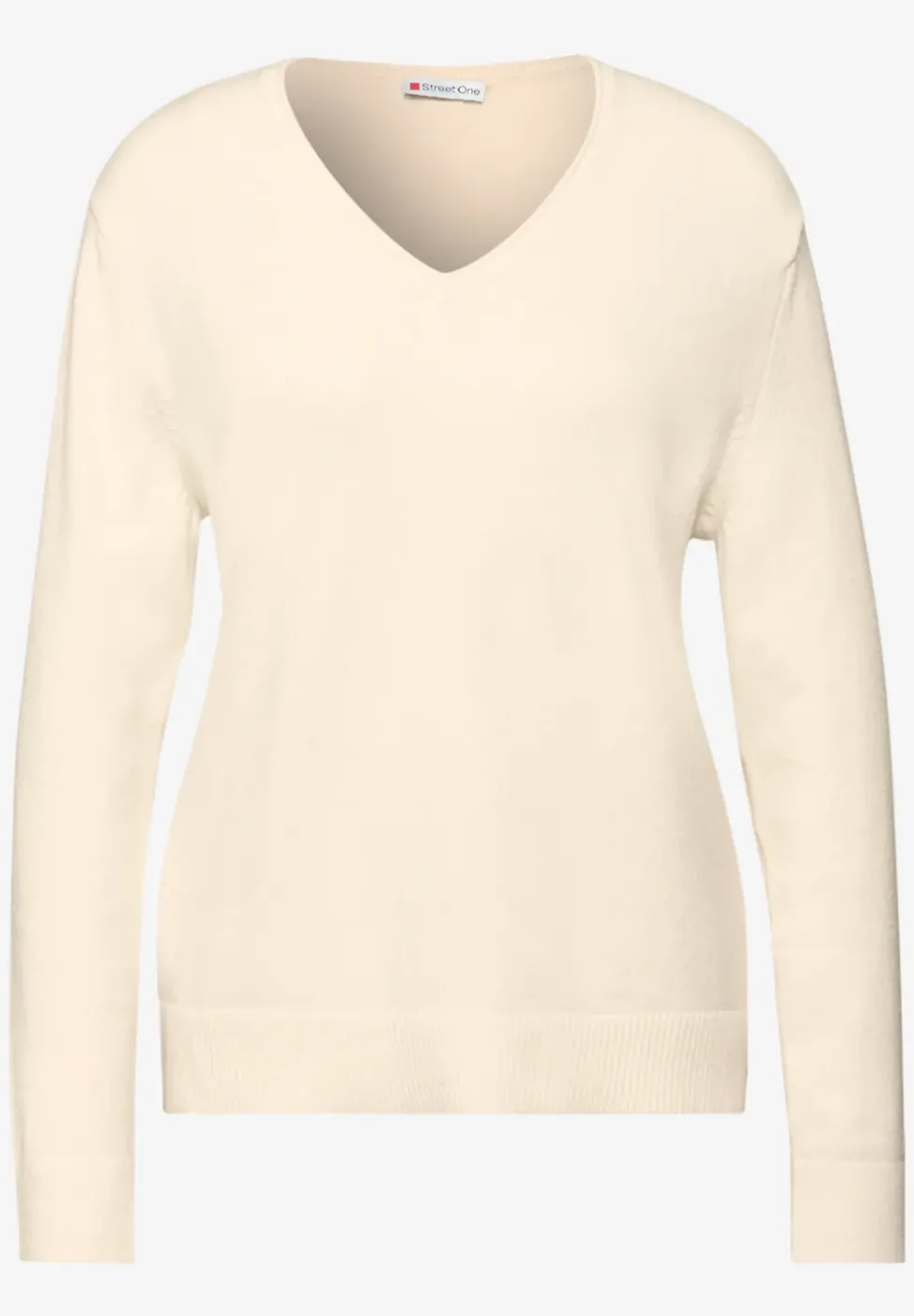 Pull douillet à col en V