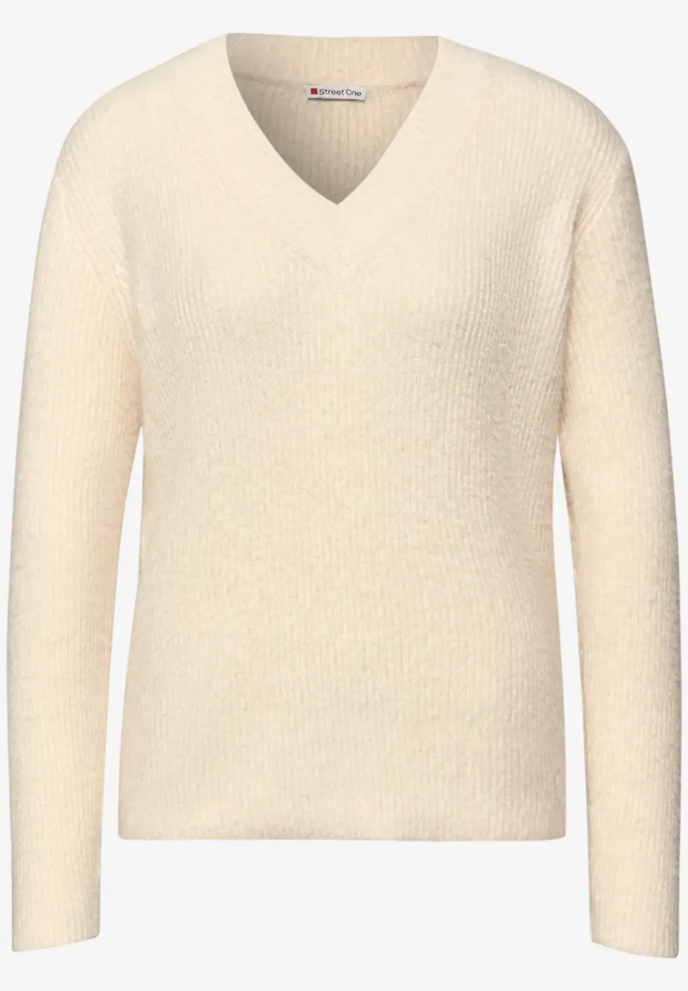 Pull douillet à col en V
