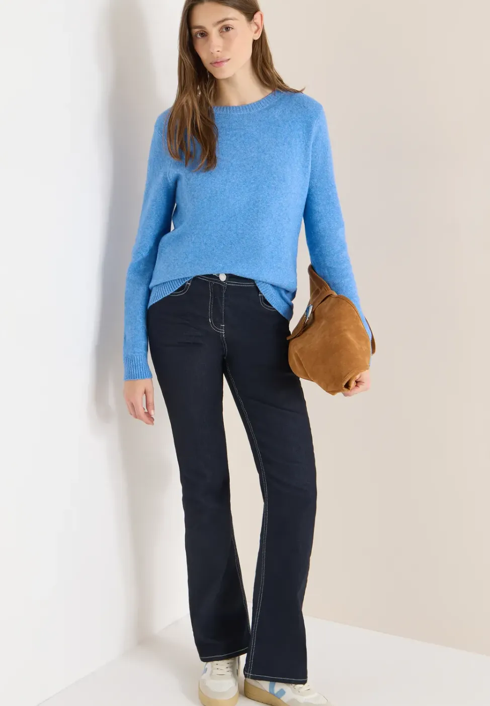 Pull doux en couleur unie