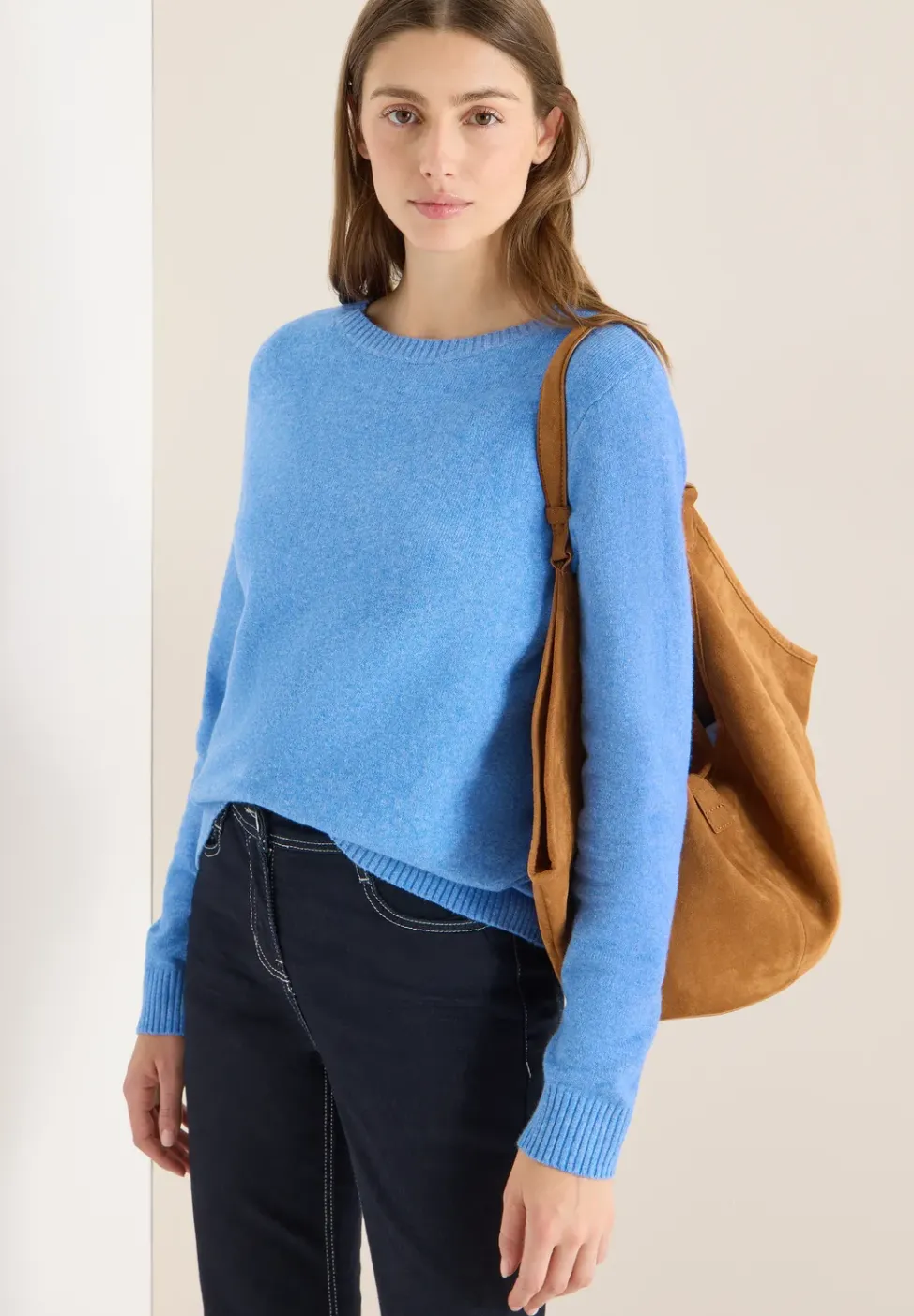 Pull doux en couleur unie