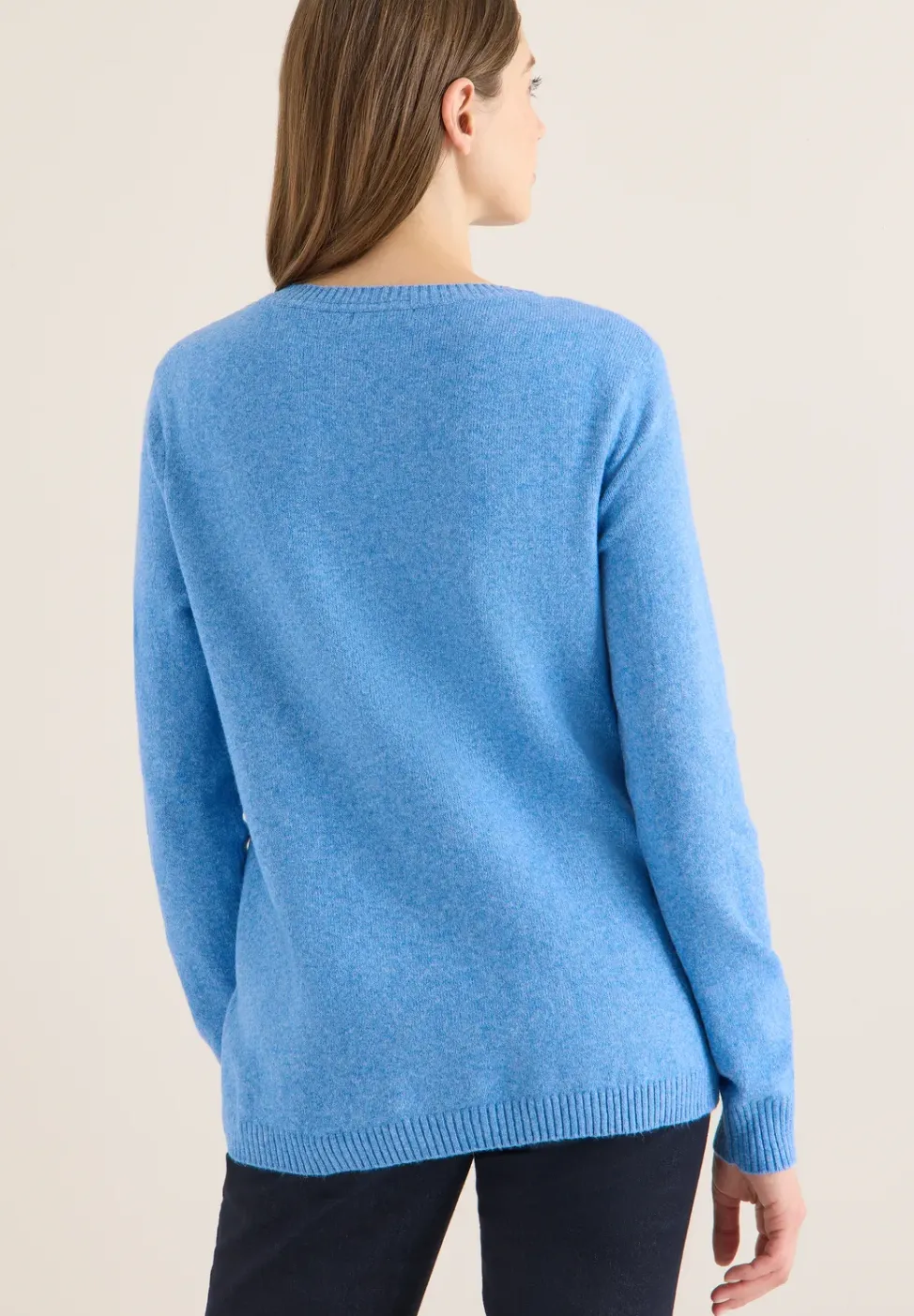 Pull doux en couleur unie