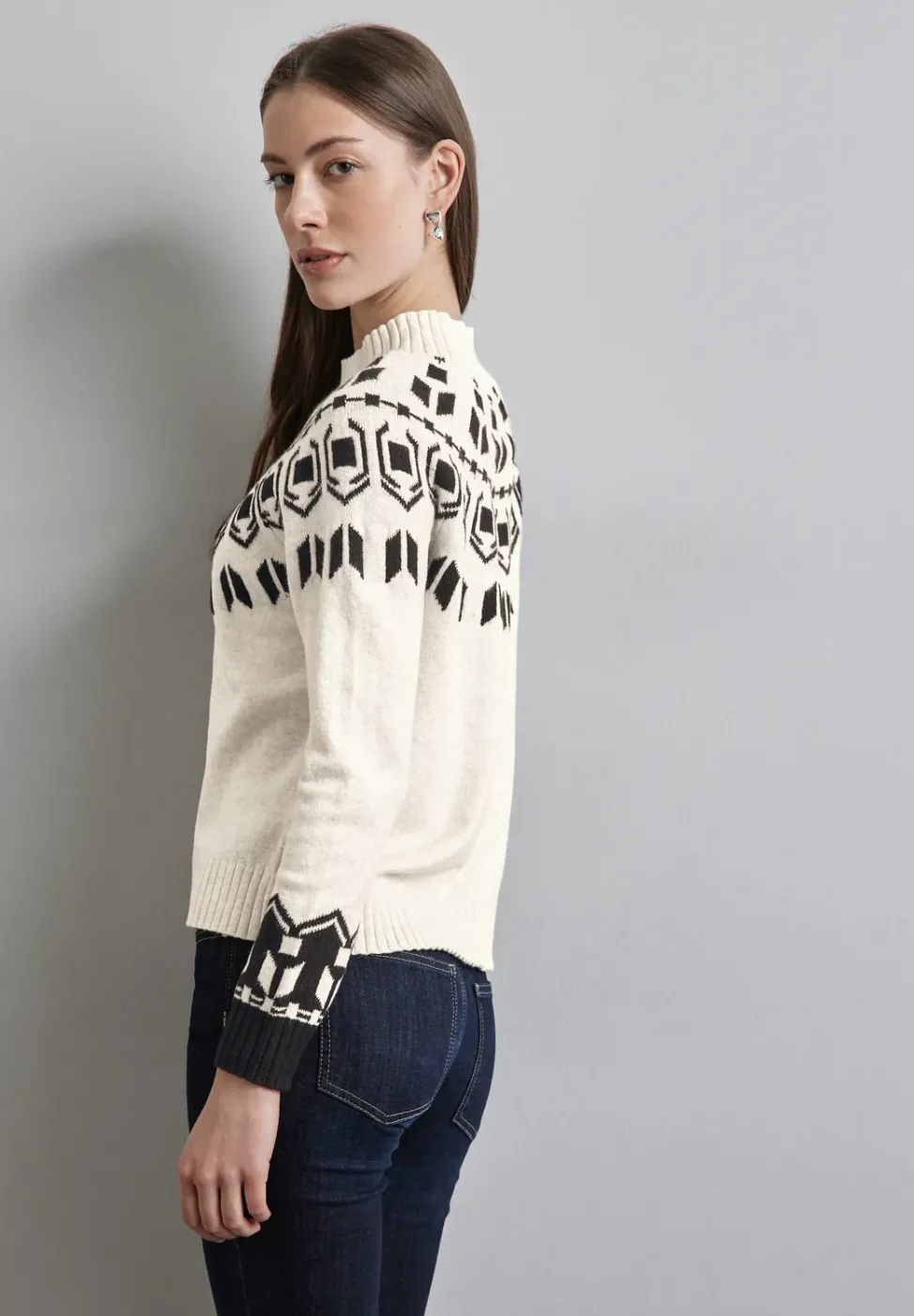 Pull en jacquard