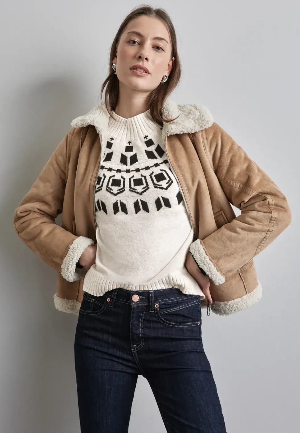 Pull en jacquard