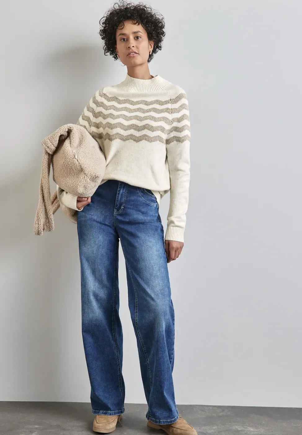 Pull à look mélangé