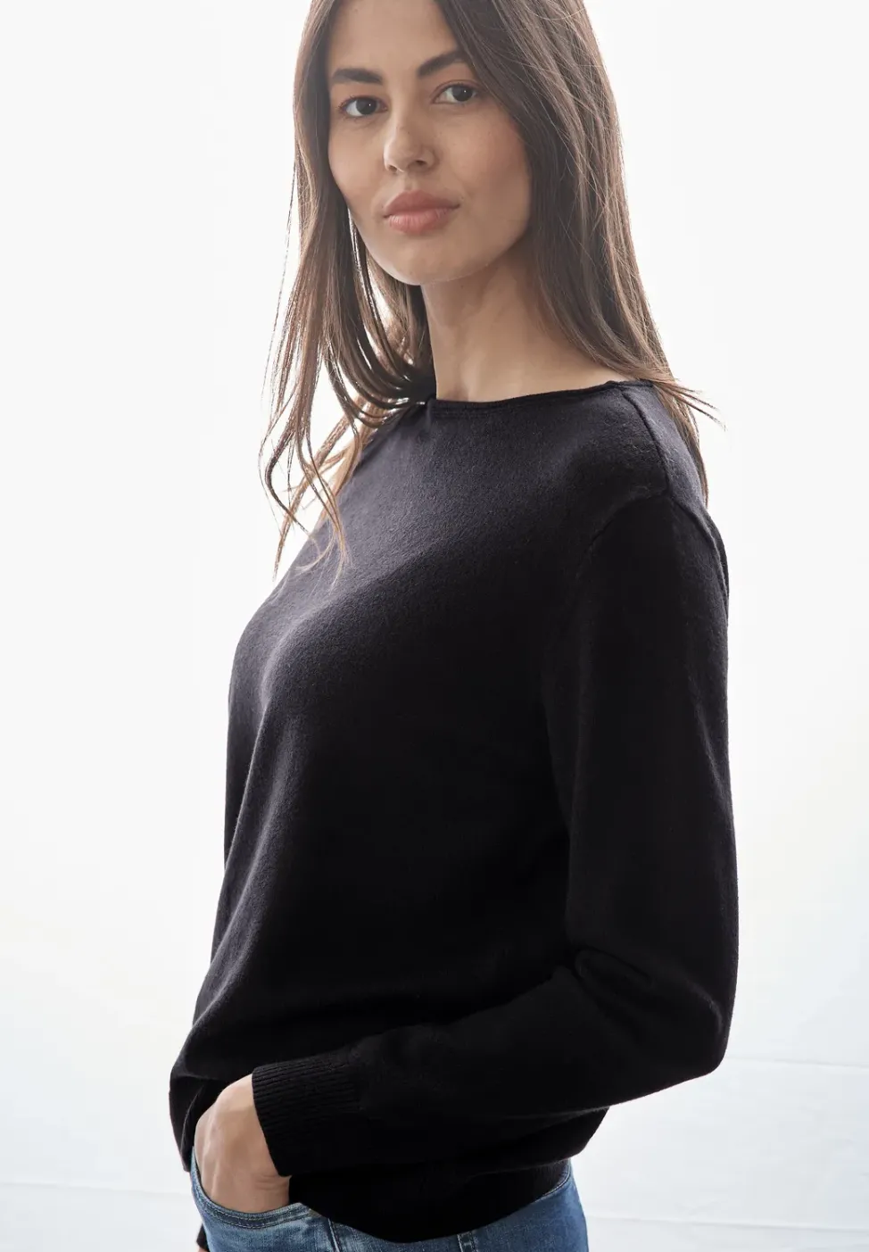Pull à look mélangé