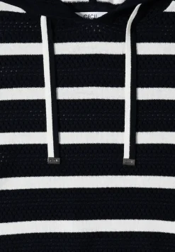 Pull à manches courtes avec capuche
