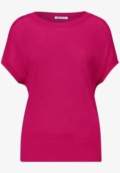 Pull manches courtes col bateau