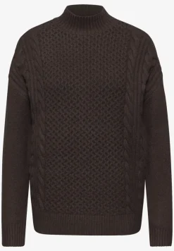 Pull à motif tricoté
