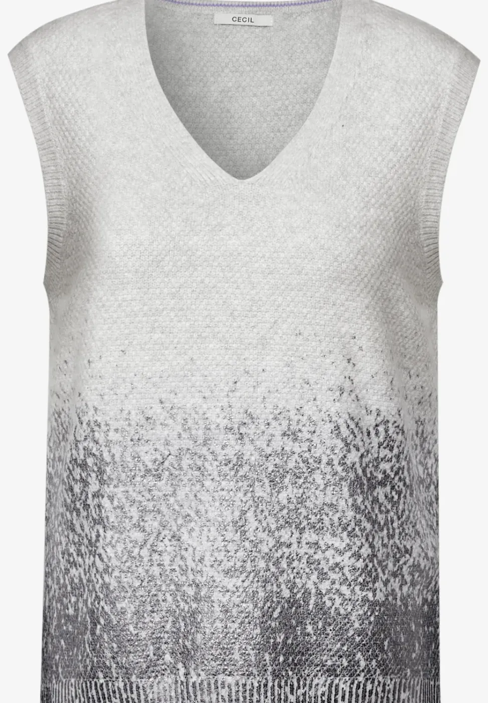 Pull-over avec impression sur film