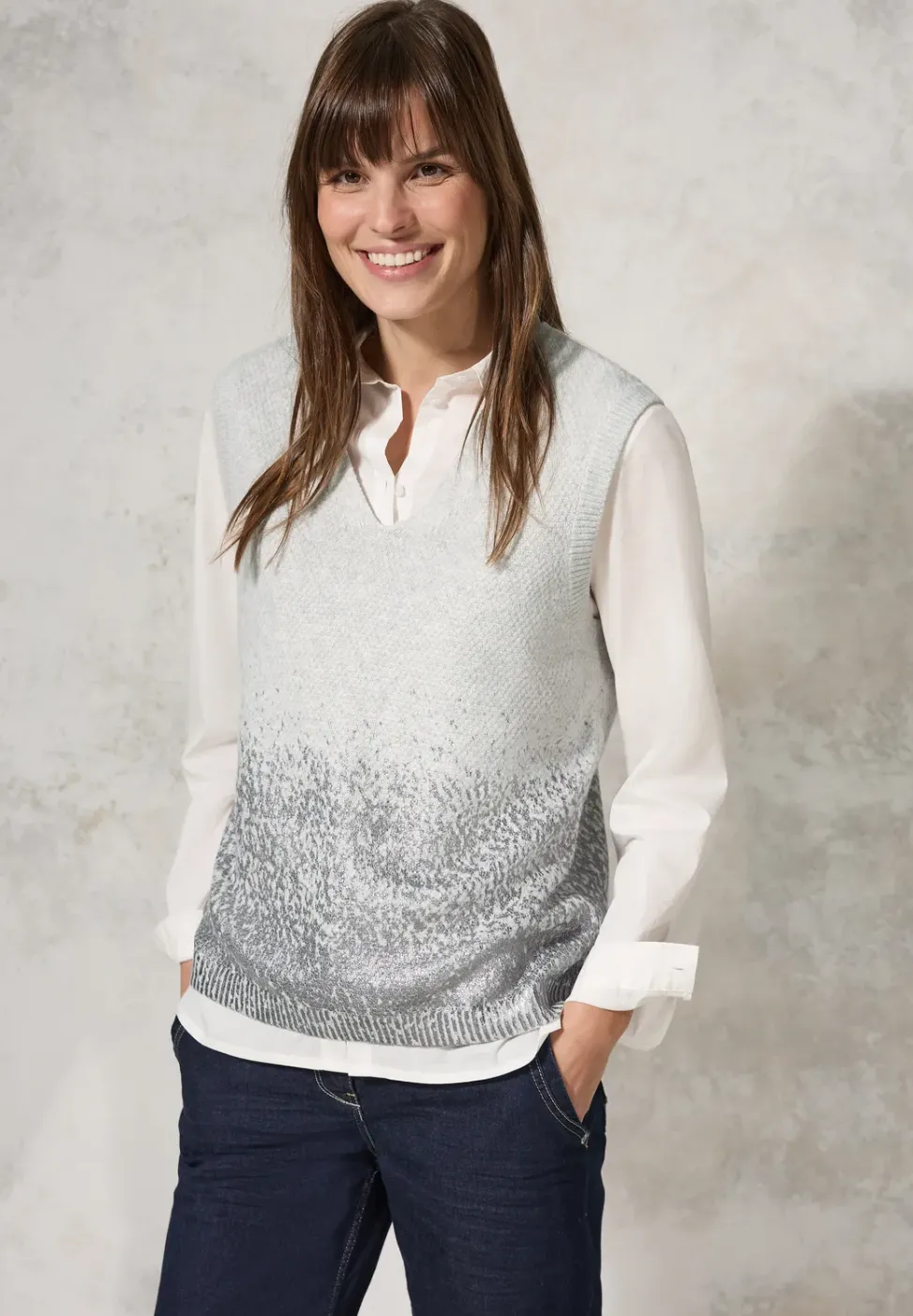 Pull-over avec impression sur film