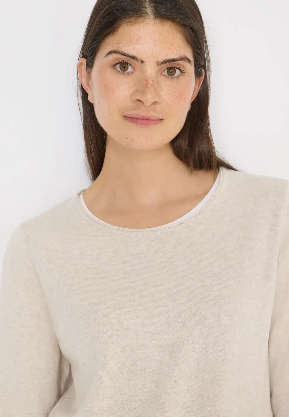 Pull-over en couleur unie