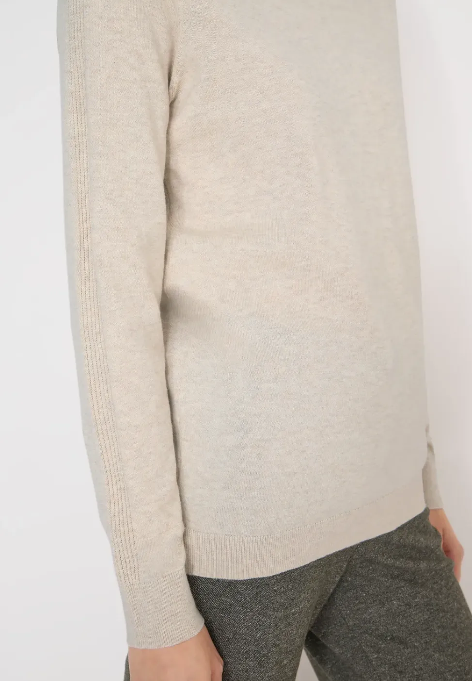 Pull-over en couleur unie