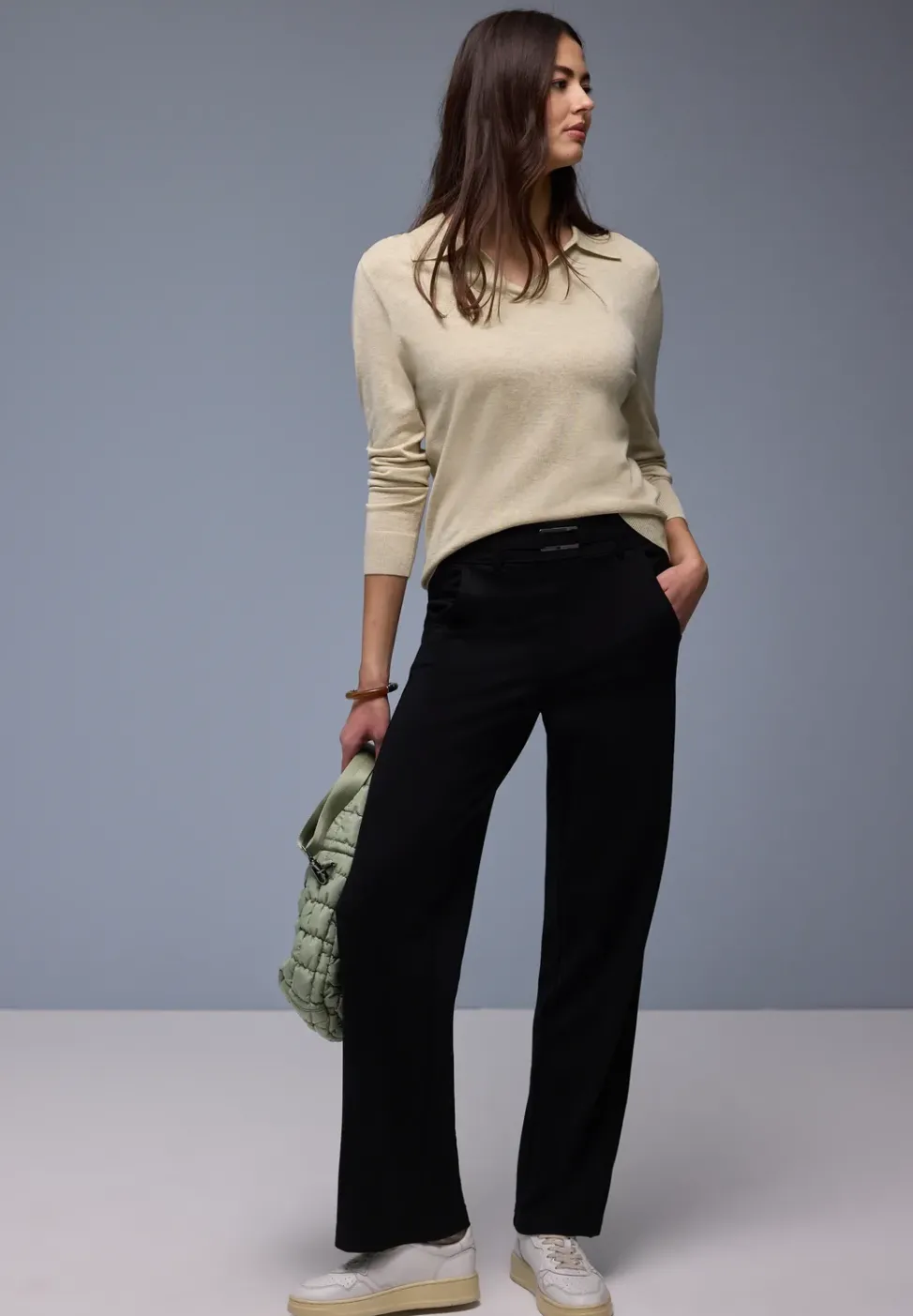 Pull-over en couleur unie