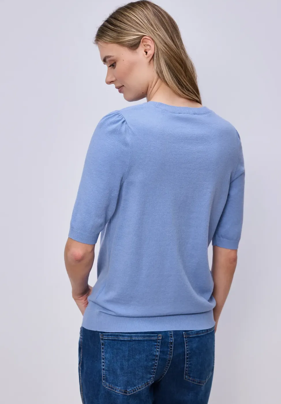 Pull-over en couleur unie