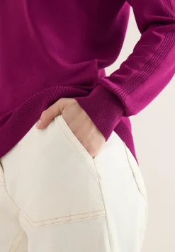 Pull-over en couleur unie