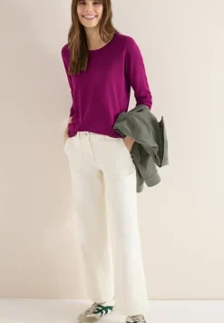 Pull-over en couleur unie