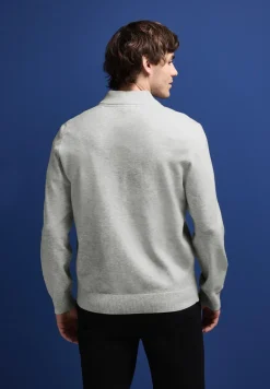Pull-over mi-zip doux