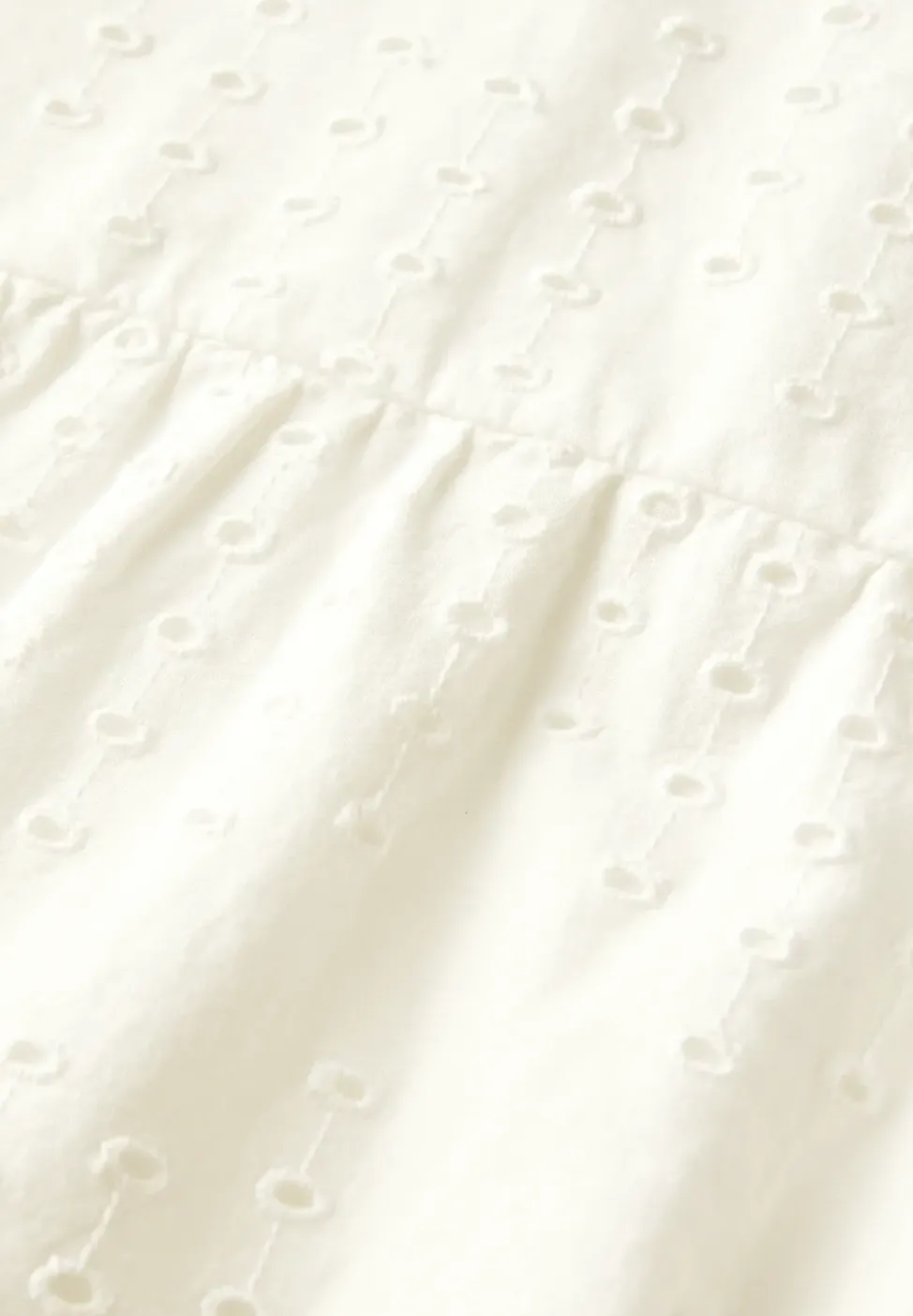 Robe avec broderie ajourée