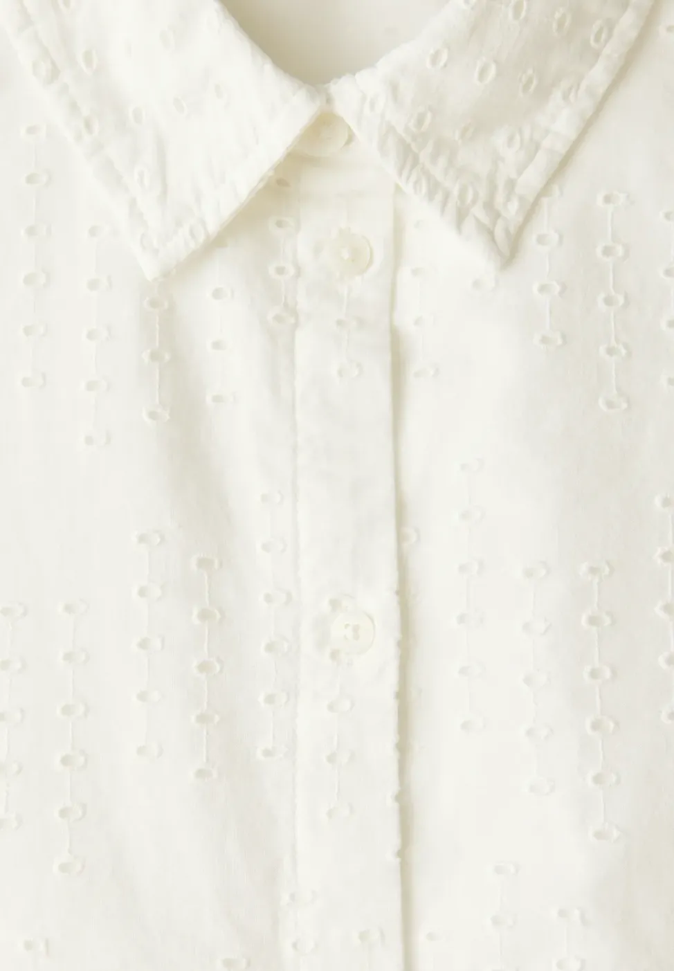 Robe avec broderie ajourée