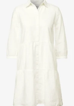Robe avec broderie ajourée