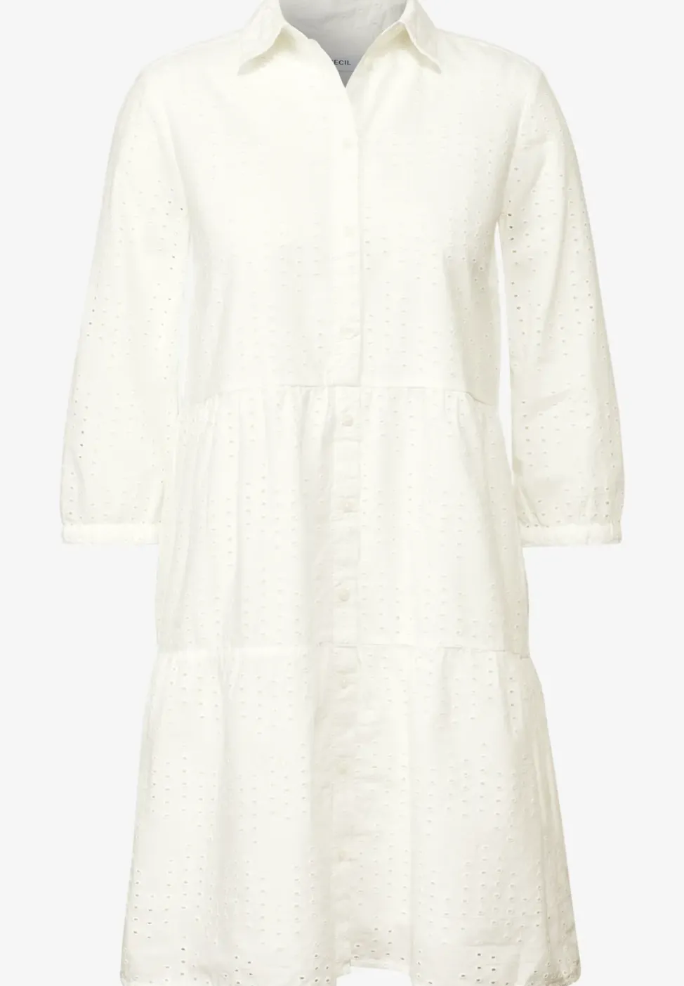 Robe avec broderie ajourée
