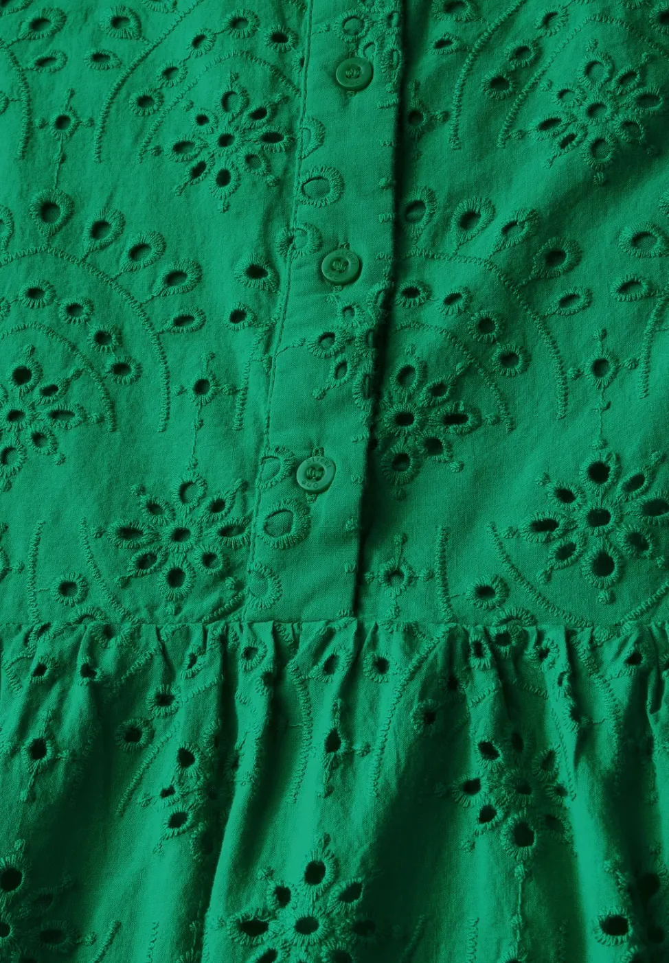 Robe avec broderie bouclée
