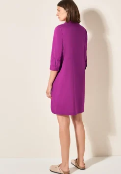 Robe avec détail smocké