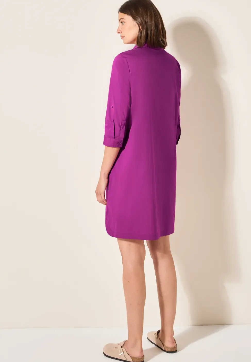 Robe avec détail smocké