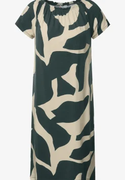 Robe carmen à motifs