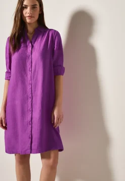 Robe chemisier en lin