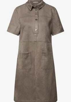 Robe chemisier en velours