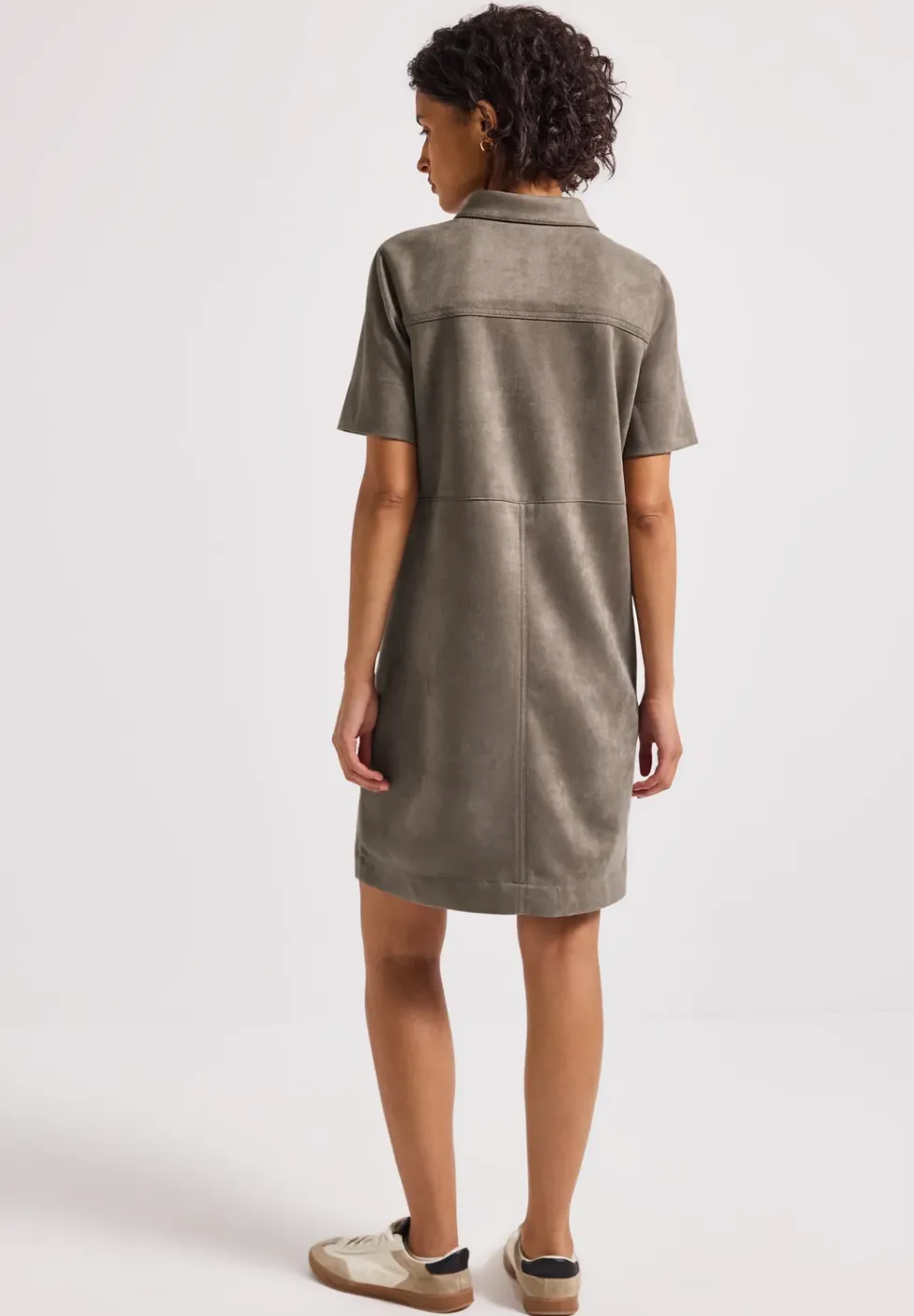 Robe chemisier en velours