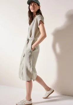 Robe chemisier longueur genou