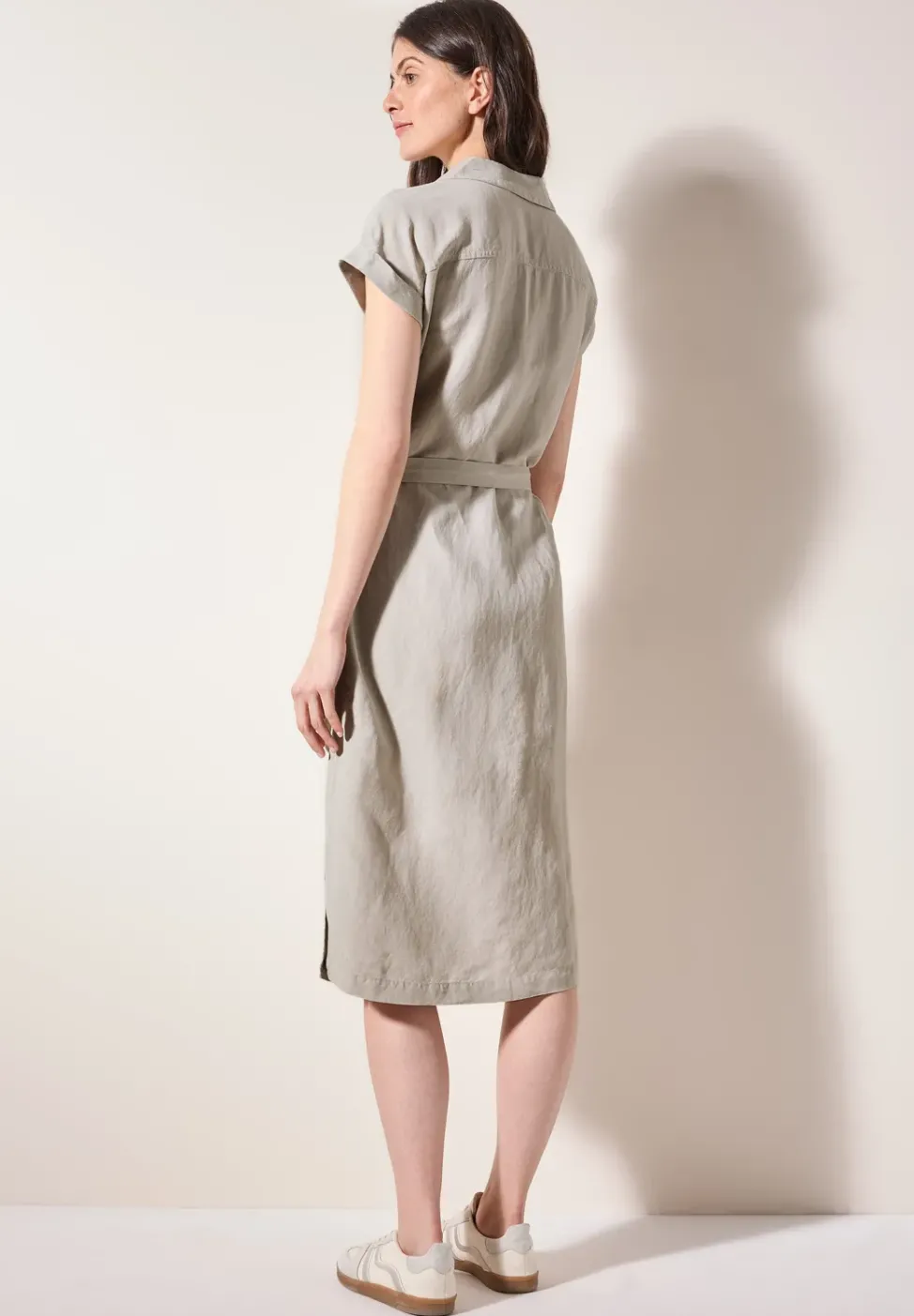 Robe chemisier longueur genou