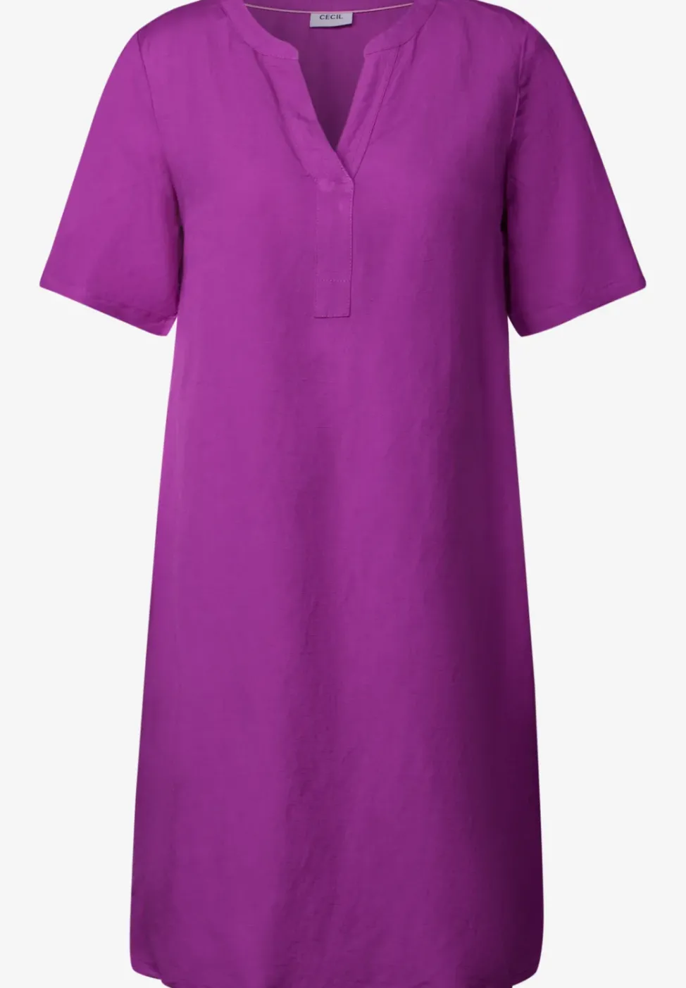 Robe à col fendu