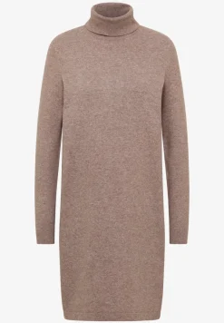 Robe douillette à col roulé