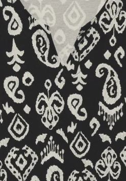 Robe d'été avec mélange d'imprimés