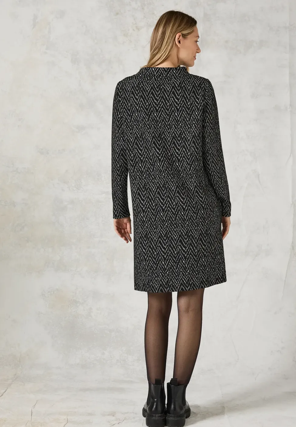 Robe en jacquard