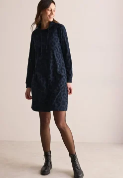 Robe en jacquard léopard
