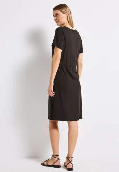 Robe en jersey avec cordon de serrage