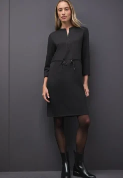 Robe en jersey avec fermeture éclair