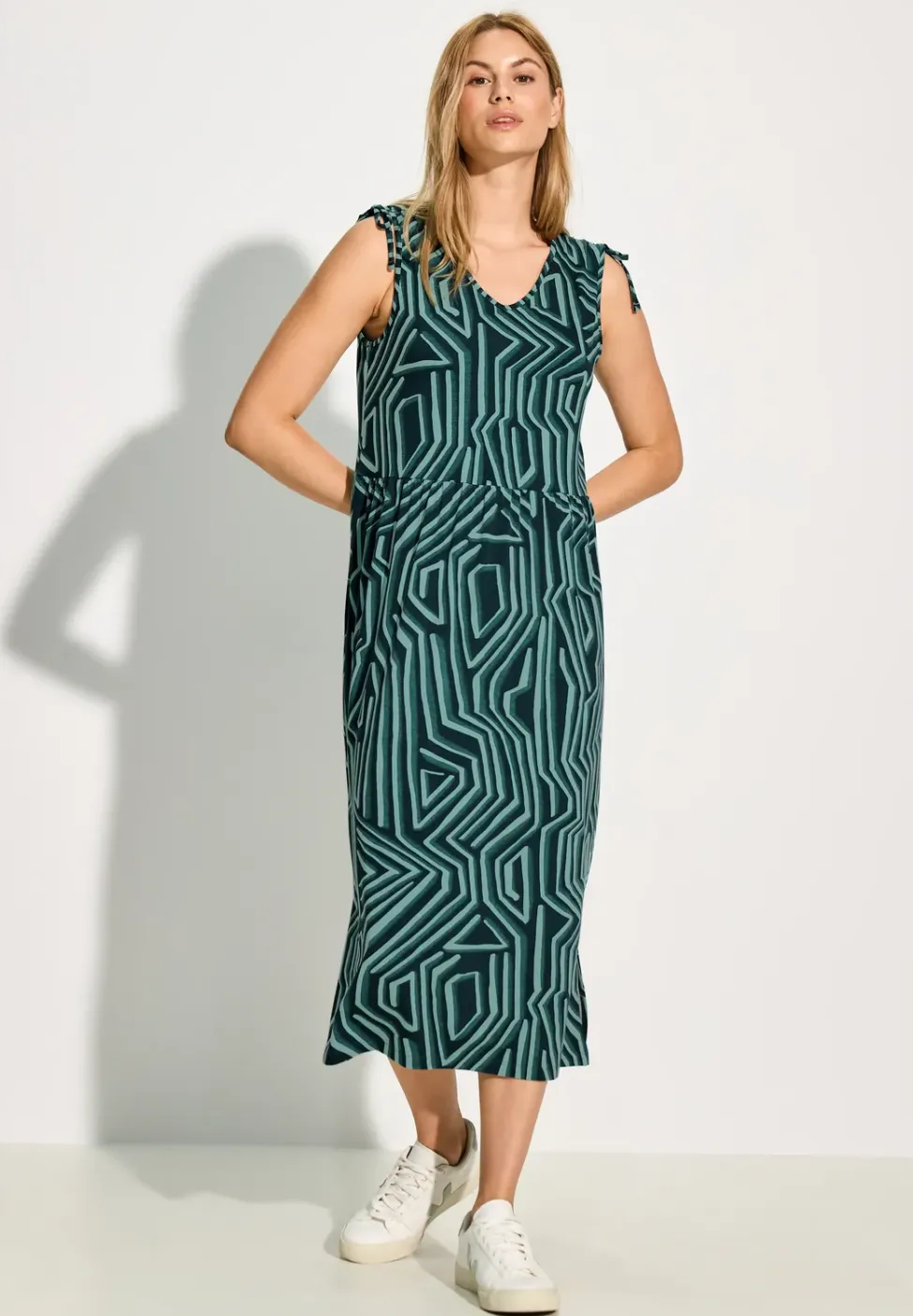 Robe en jersey avec imprimé