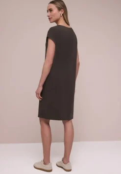 Robe en jersey mi-longue