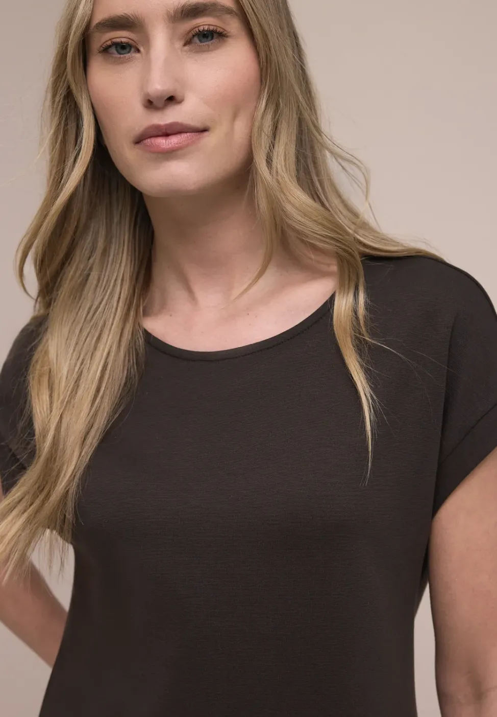 Robe en jersey mi-longue
