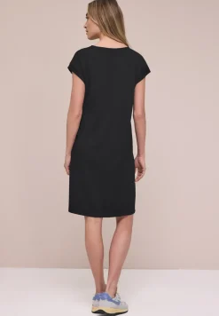 Robe en jersey mi-longue