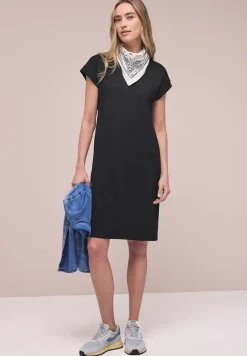 Robe en jersey mi-longue