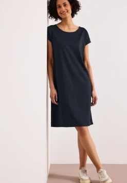 Robe en jersey mi-longue