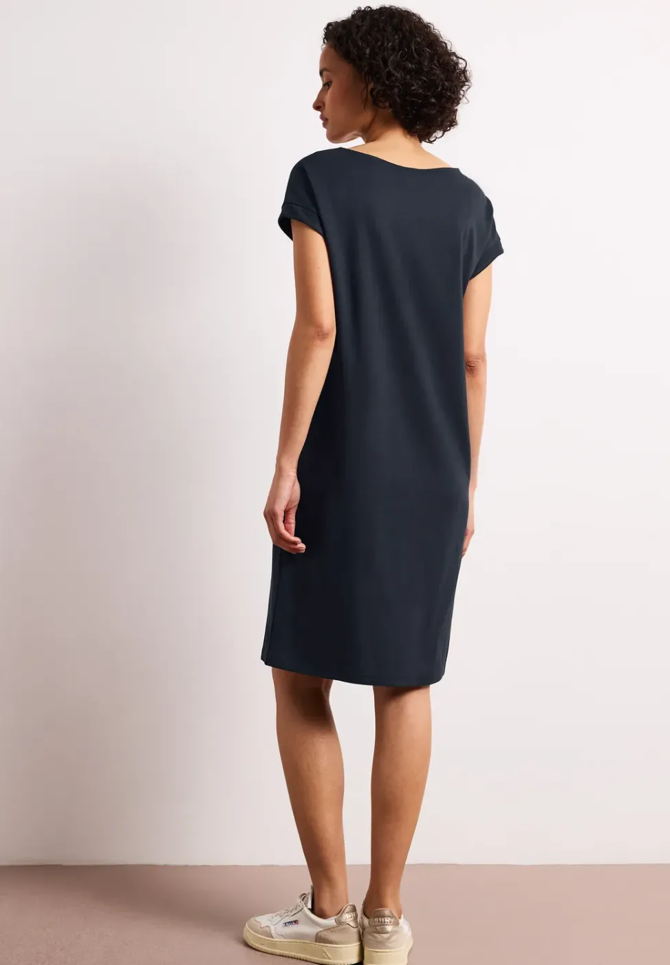 Robe en jersey mi-longue