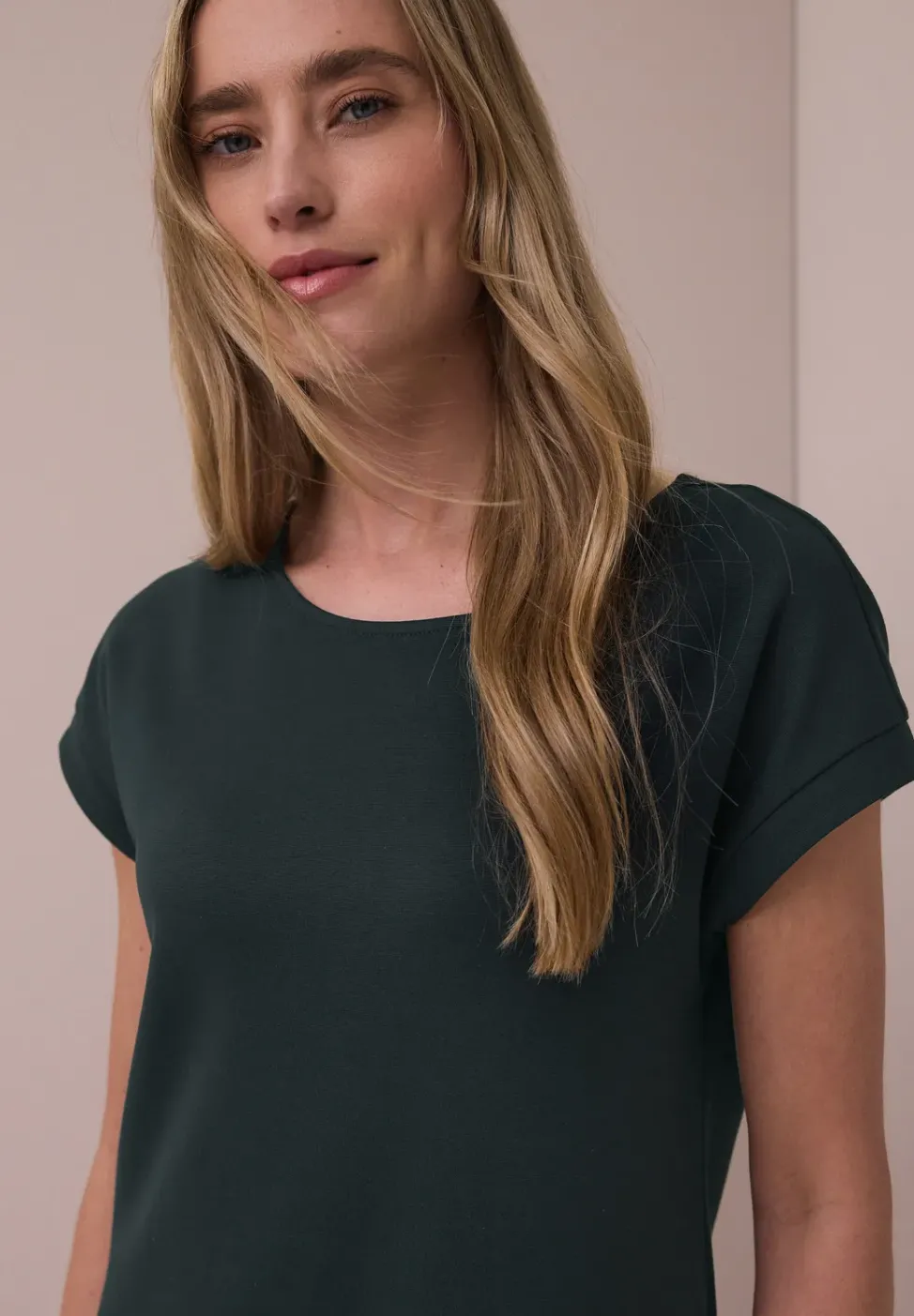 Robe en jersey mi-longue