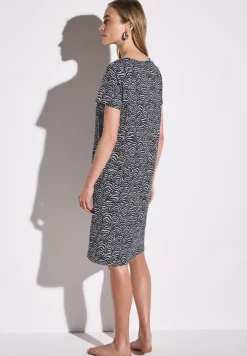 Robe en jersey à motifs